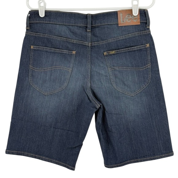 Lee Men's Berkley Stretch Regular Fit Blue Denim Shorts Size 30 Inseam 10" NWT - Picture 2 of 11